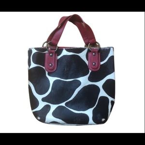 Italian made pony hair purse by Maurizio Taiuti.